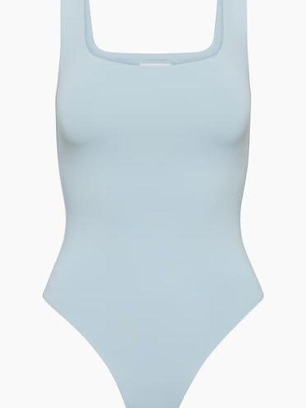 Aritzia Babaton Light Blue Women's Square Neck Bodysuit